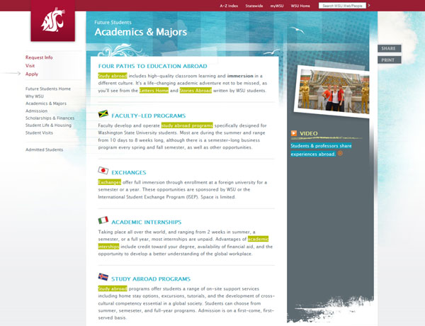 WSU study abroad